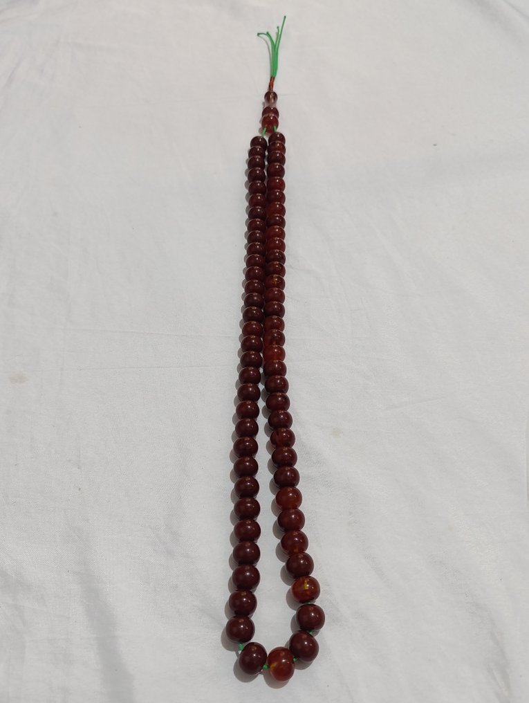  Ροζάριο - Κεχριμπάρι - 1970-1980 - Σπάνια Κομποσκοίνια Προσευχής  #2.1