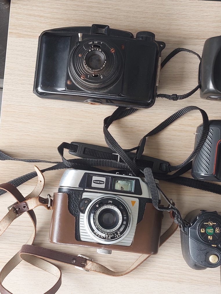 Minolta, Olympus, Fuji, Pentax, Fujifilm Dynax 500si; Riva Zoom 105L; Instax mini 8; Agfamatic 2000; Espio 115; Pentax Zoom 90; FUJI compact Analóg fényképezőgép #3.2