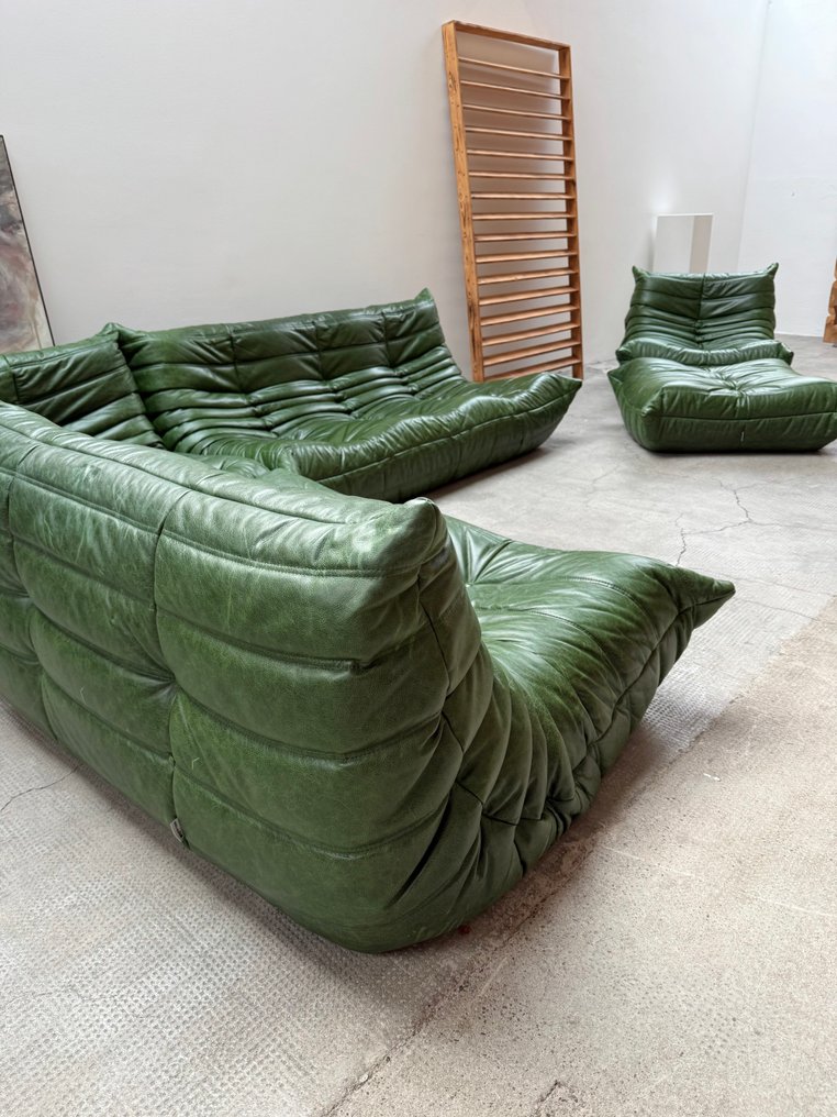 Ligne Roset - Michel Ducaroy - Σετ σαλόνι (5) - Togo - Δέρμα - Μονάδα #2.1