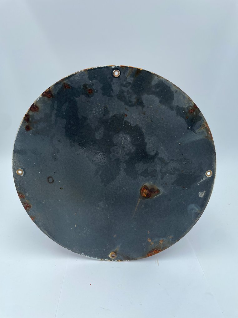 Fina - Gasoline - Finitura in smalto emaille / metallo 30 cm - Insegna - Smalto, Metallo #2.1