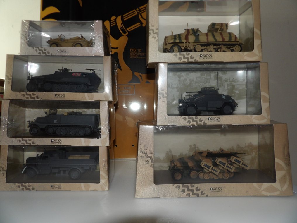 Atlas 1:43 - Στρατιωτικό όχημα μοντελισμού  (7) - WW2 Duitse Militaire Voertuigen #1.0