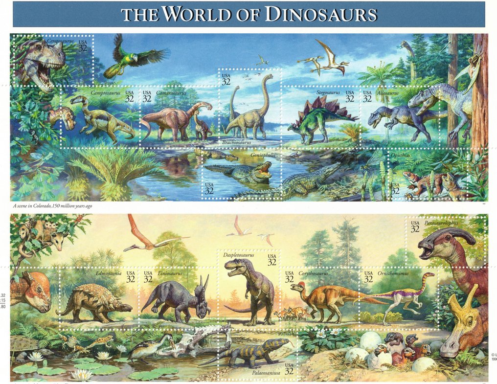 美国 1989/2006 - 封锁整张纸和邮票 #2.1