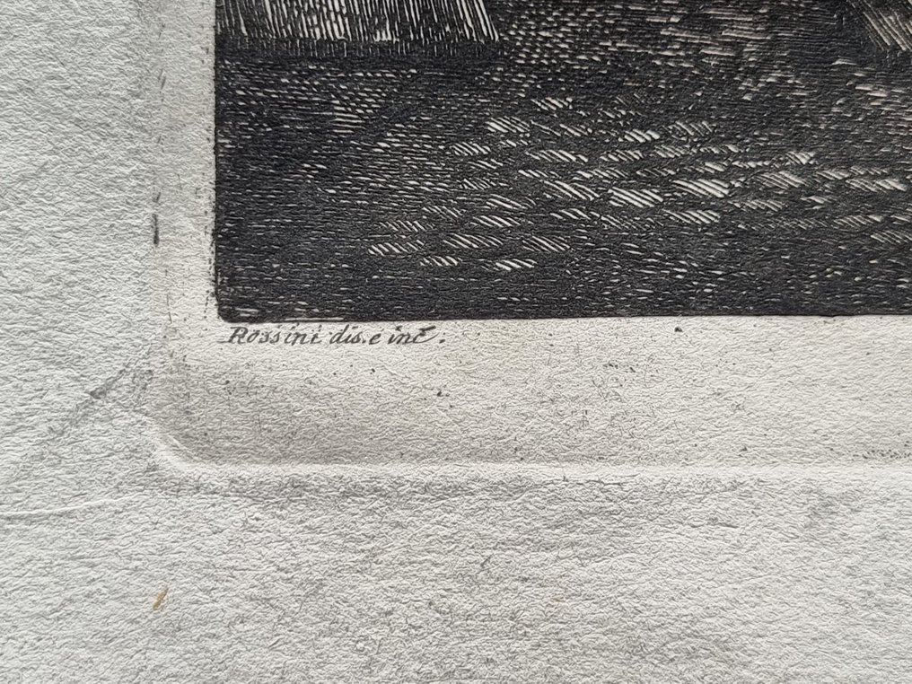 Luigi Rossini (1790–1857) - Avanzi del Foro di Nerva [...] #1.0