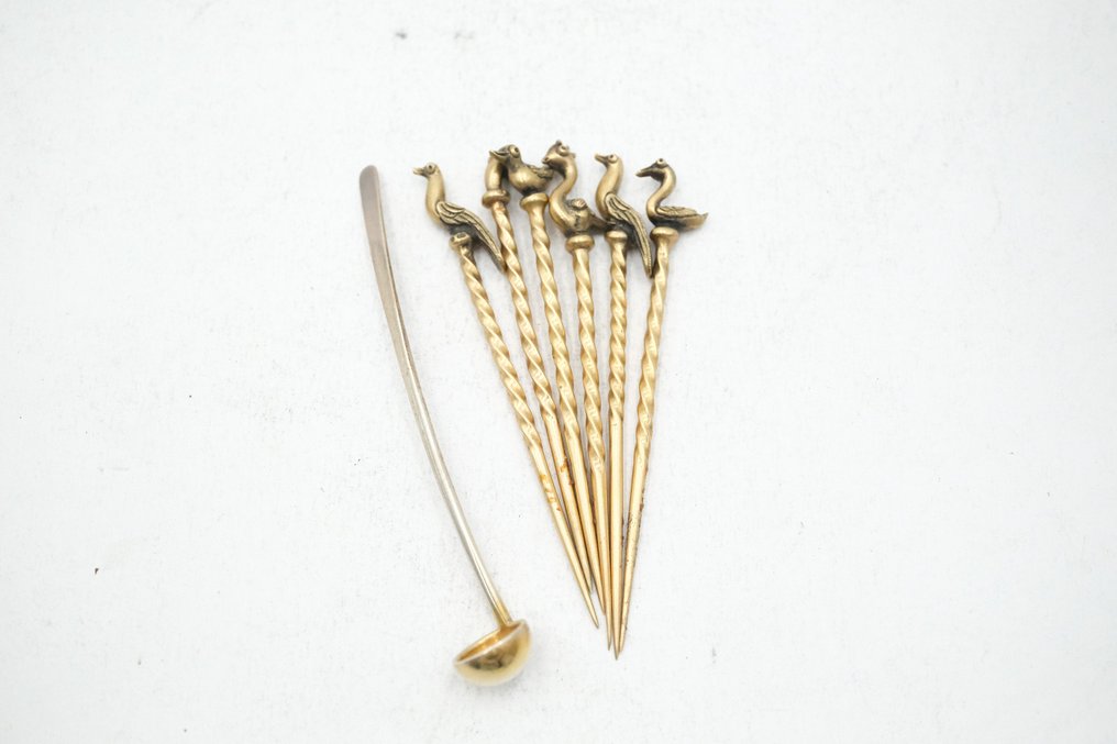 Statuetta - Cocktail Picks  (7) - .833 argento #1.0