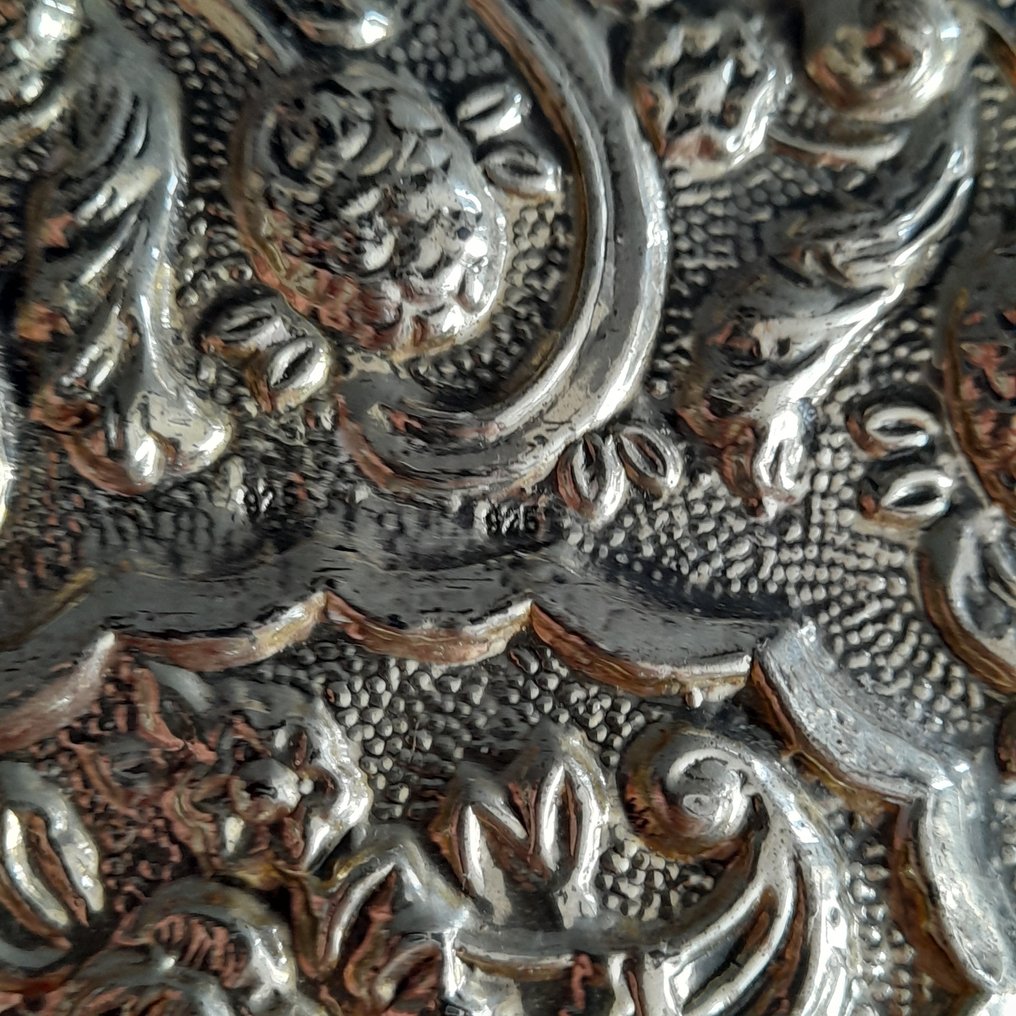 镜子 - .925 银 - 奥斯曼古董苏丹的 #4.3