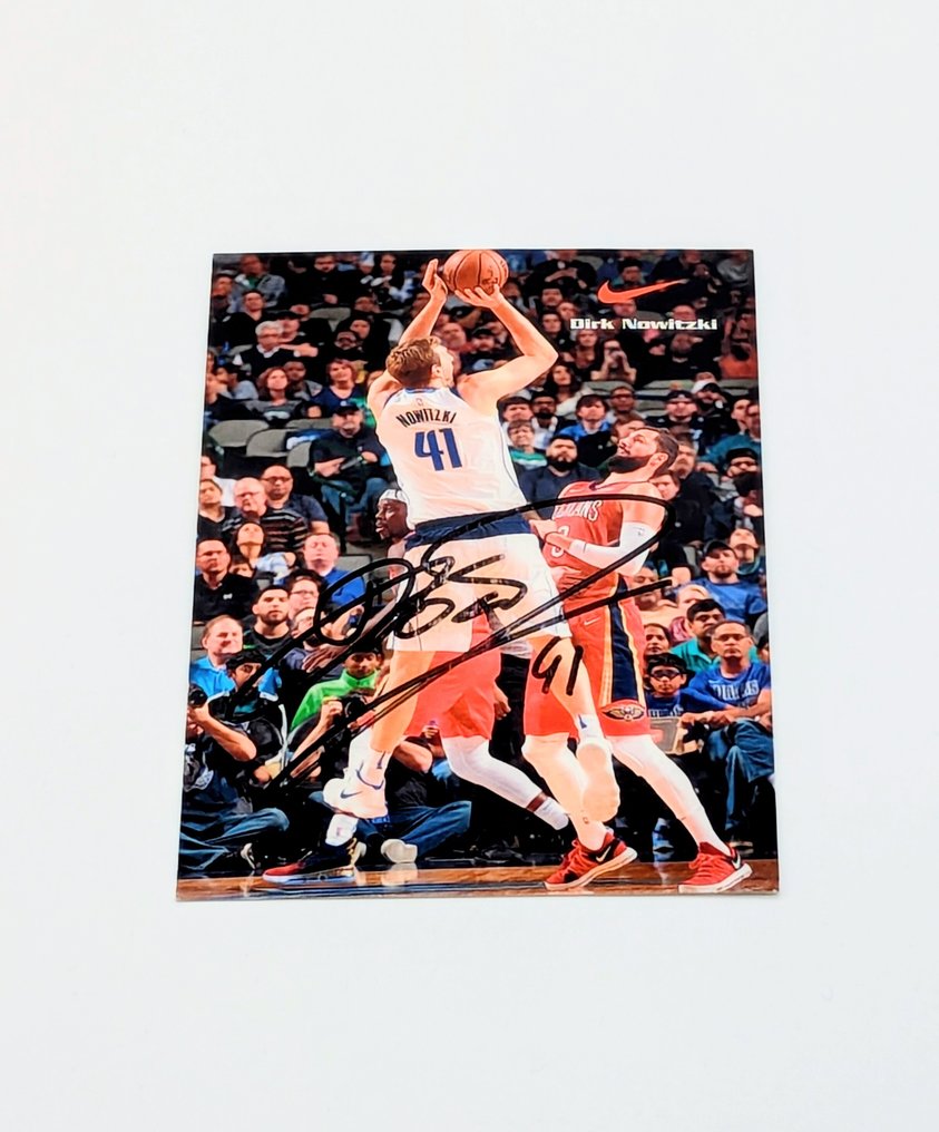 Dallas Mavericks - NBA - Dirk Nowitzki - autograph, Fancard  #3.2