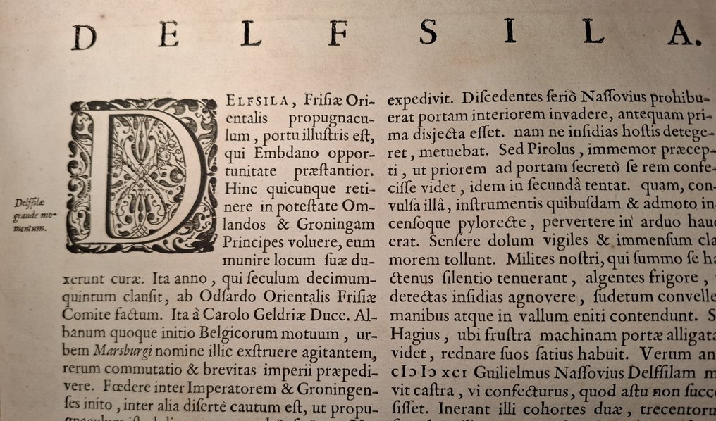 Holandia - Delfzijl; Joan Blaeu - Delfzijl Latijn: Deifsila - 1621-1650 #2.1