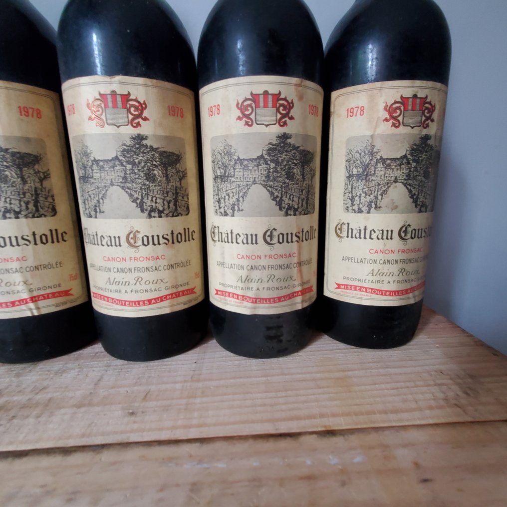 1978 Chateau Coustolle - Burdeos - 6 Botellas (0,75 L) #2.1