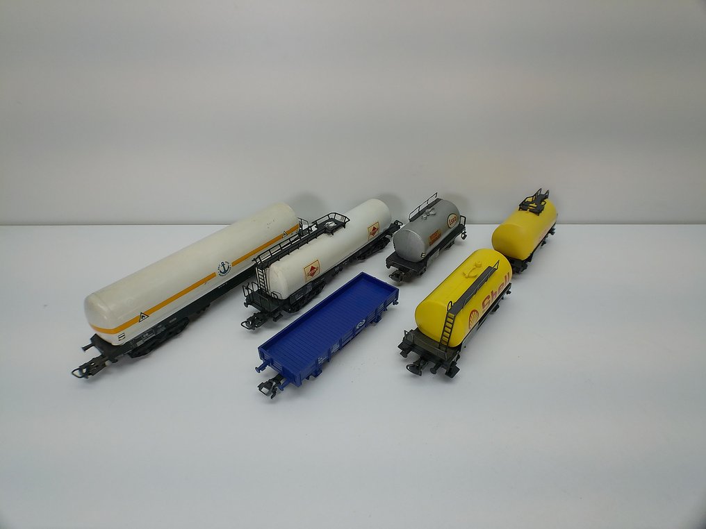 Märklin H0 - Modeltog passagervogn (6) - Marklin 6 godsvogne #1.0