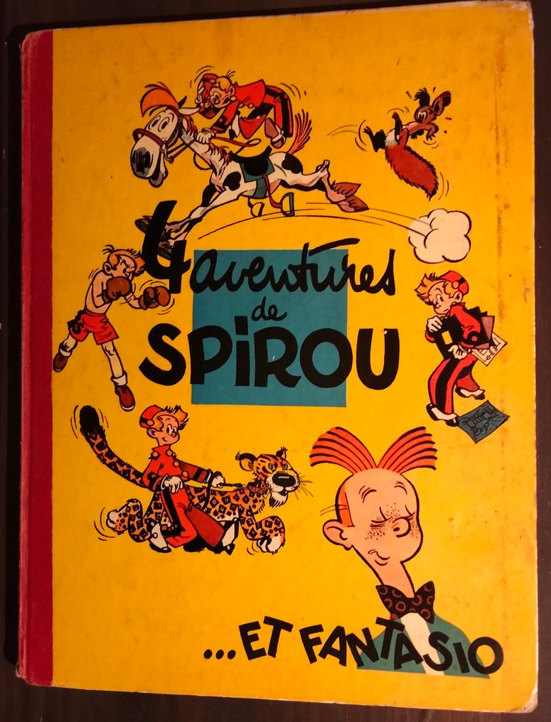 Spirou et Fantasio T1 - 4 aventures de Spirou ...et Fantasio - C - 1 Album - Reprint - 1956 #1.0
