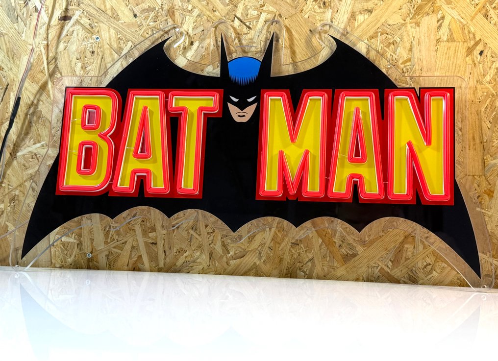 Enseigne néon publicitaire Batman - Skilt i neonlys - Plexiglass #1.0