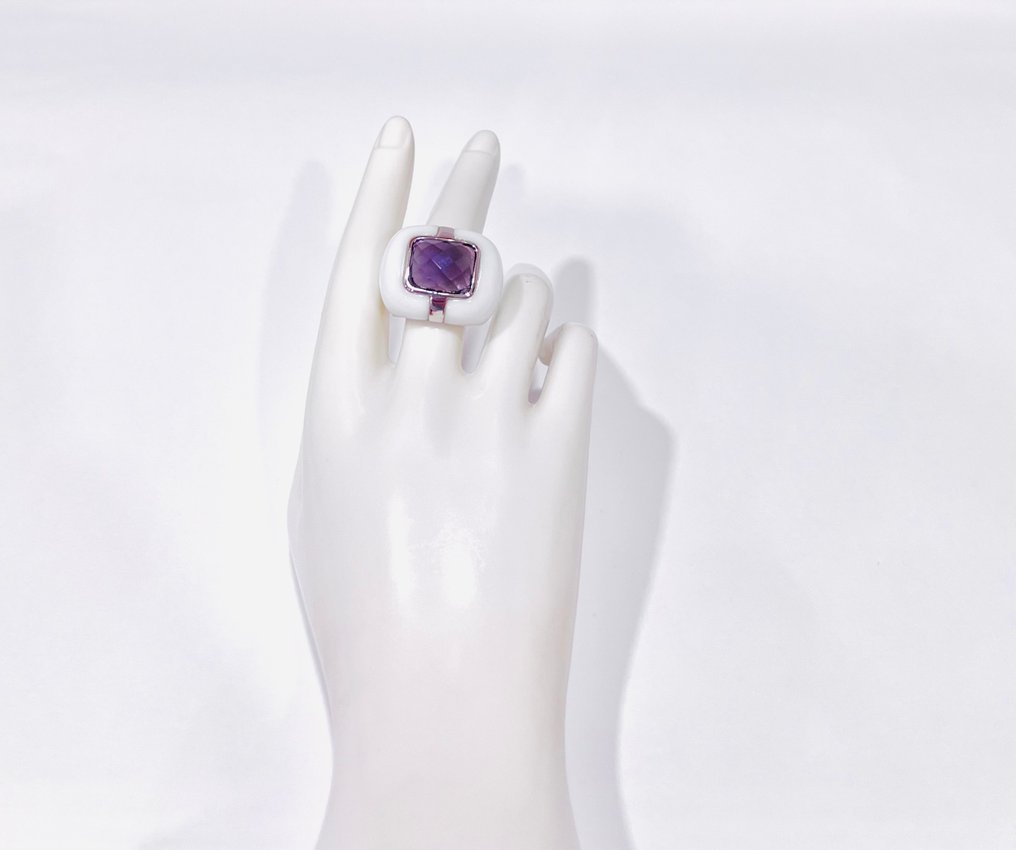 Zonder minimumprijs - Ring Zilver - Ametrino #2.1