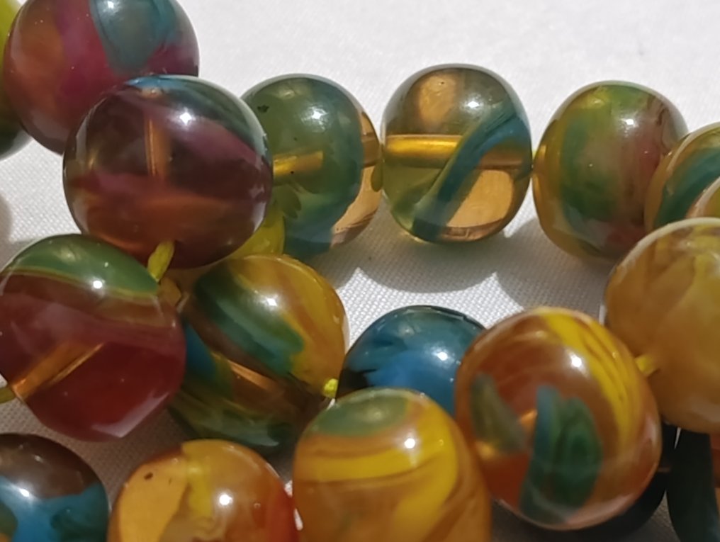  Ροζάριο - Κεχριμπάρι - 1970-1980 - Σπάνια Κομποσκοίνια Προσευχής  #4.3