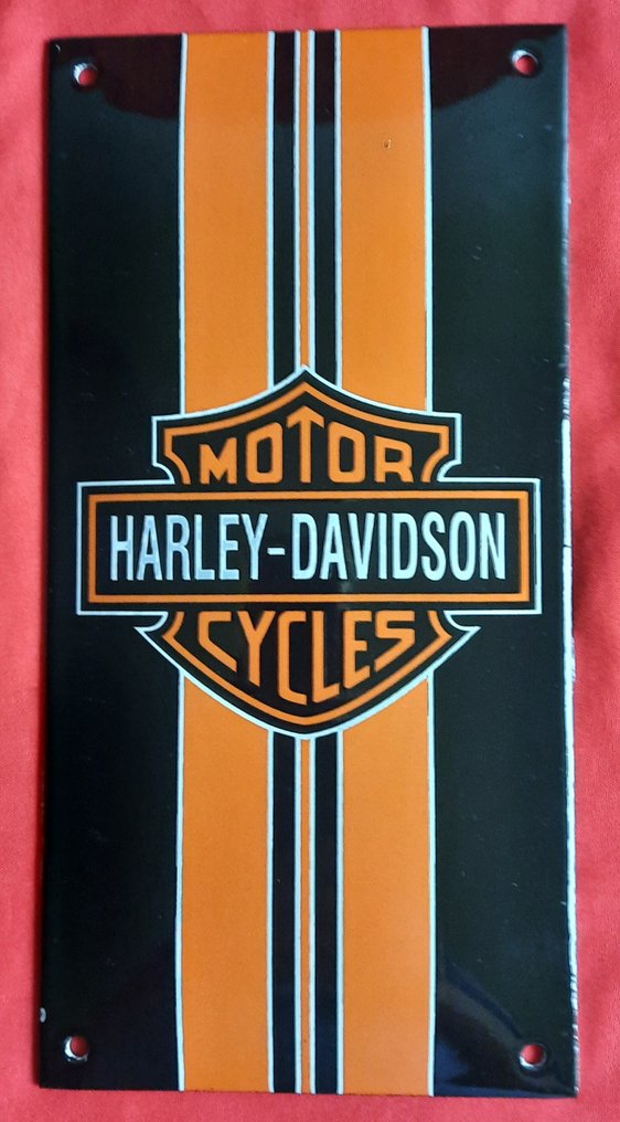 Harley-Davidson - Harley-Davidson email signature - Enamel sign - Enamel, Metal #1.0