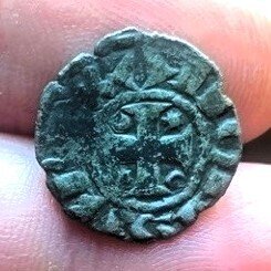 . Portugal D. Afonso III (1248-1253). Dinheiro - Bolhão ND - Reverso Recunhado - Não catalogada - Rara (No reserve price) #1.0