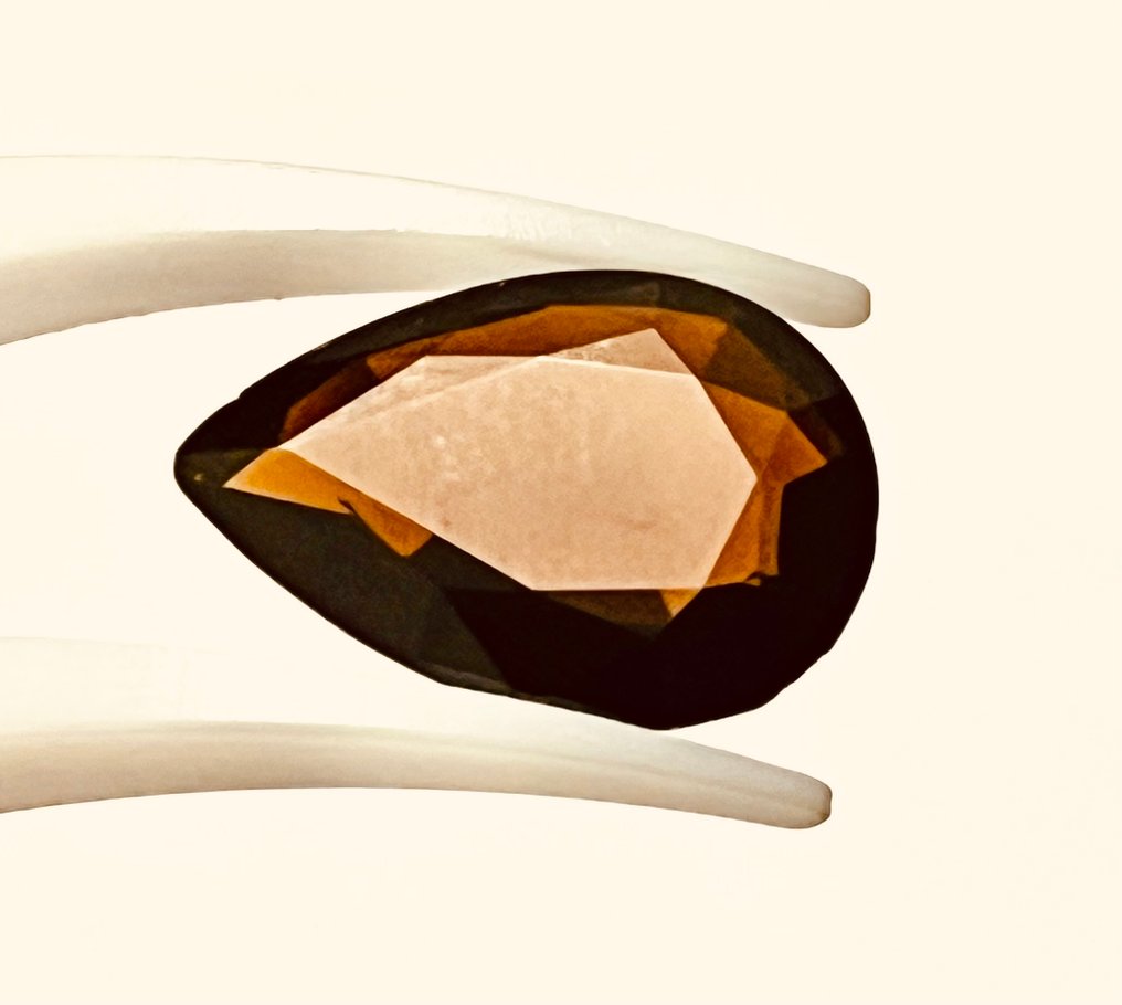 No reserve price - 1 pcs Brown, Orange, Yellow Tourmaline - 6.57 ct - Antwerp Laboratory for Gemstone Testing (ALGT) #1.0