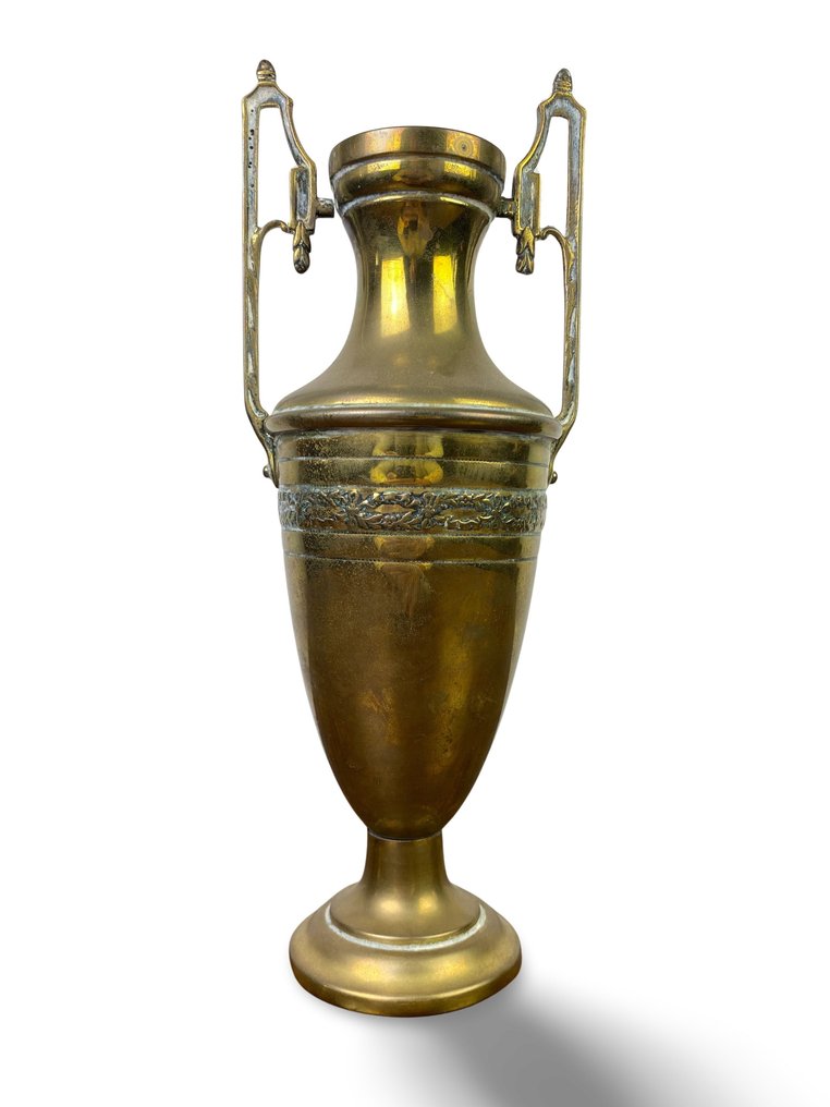 Vase - Gilt brass - Height 33cm #1.0