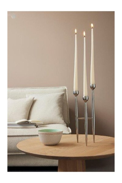 Spring  Copenhagen - Tonn-P - Lysestage Apollo - Spejlpoleret stål #2.1