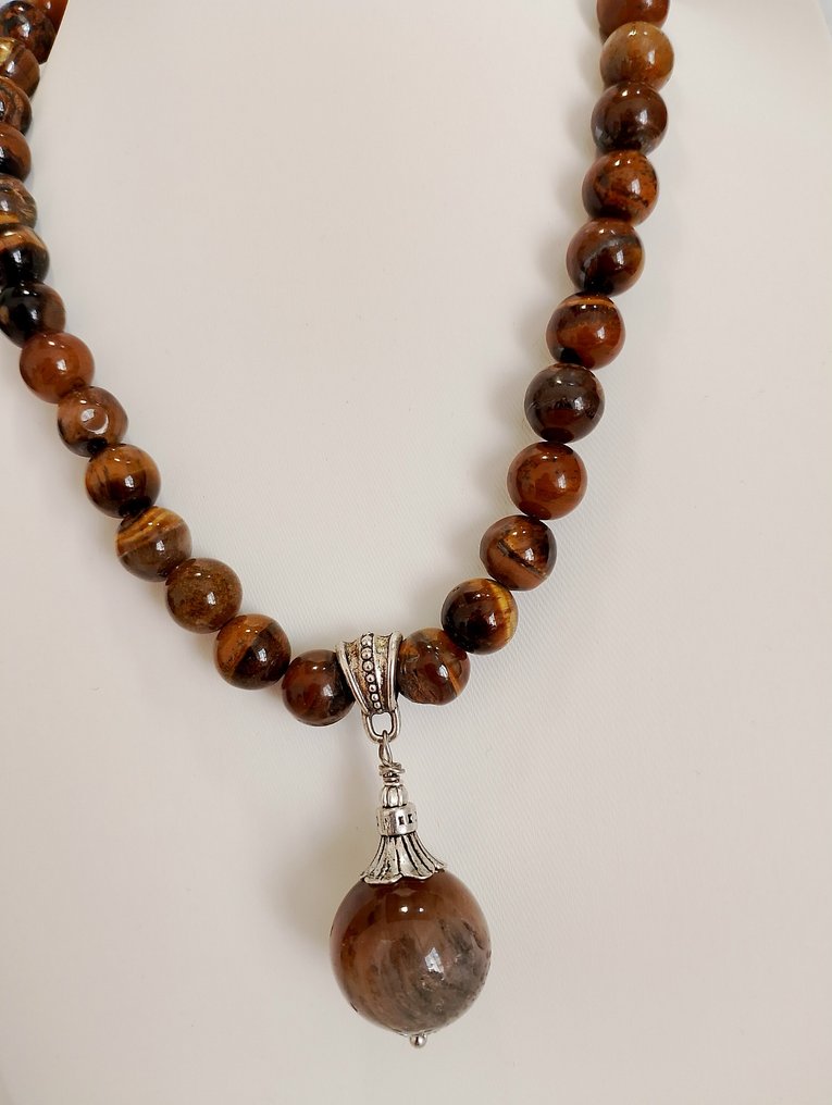 Colar Olho de Tigre - Colar - com pingente Eye Tiger #3.2