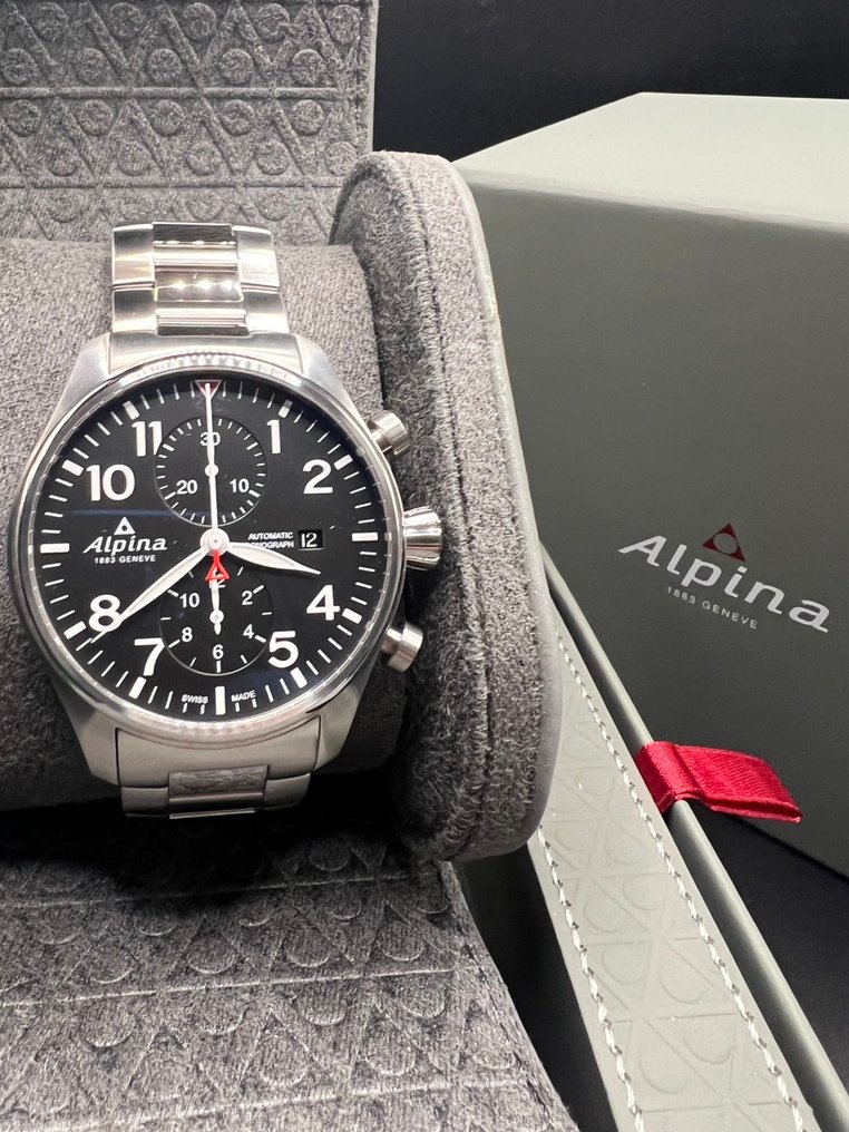 Alpina - Startimer Pilot Automatic Heritage chronograph - AL-725B4S6 - 男士 - 2020年及之后 #4.3