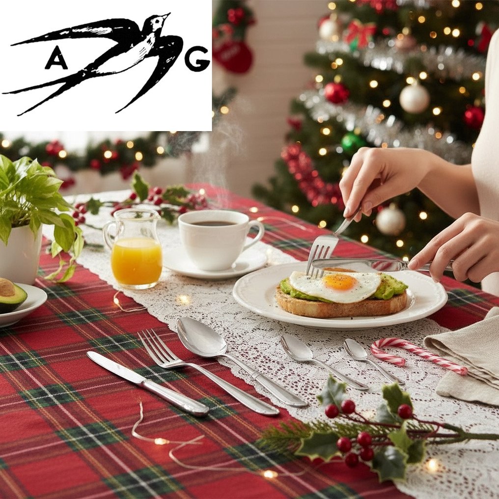 Eberna AG - 12件餐具套裝 (74) - 来自“奢华与传统”系列——由Gio Ponti设计——限量版——原装盒装 - 鋼 - 1950年代 #1.0