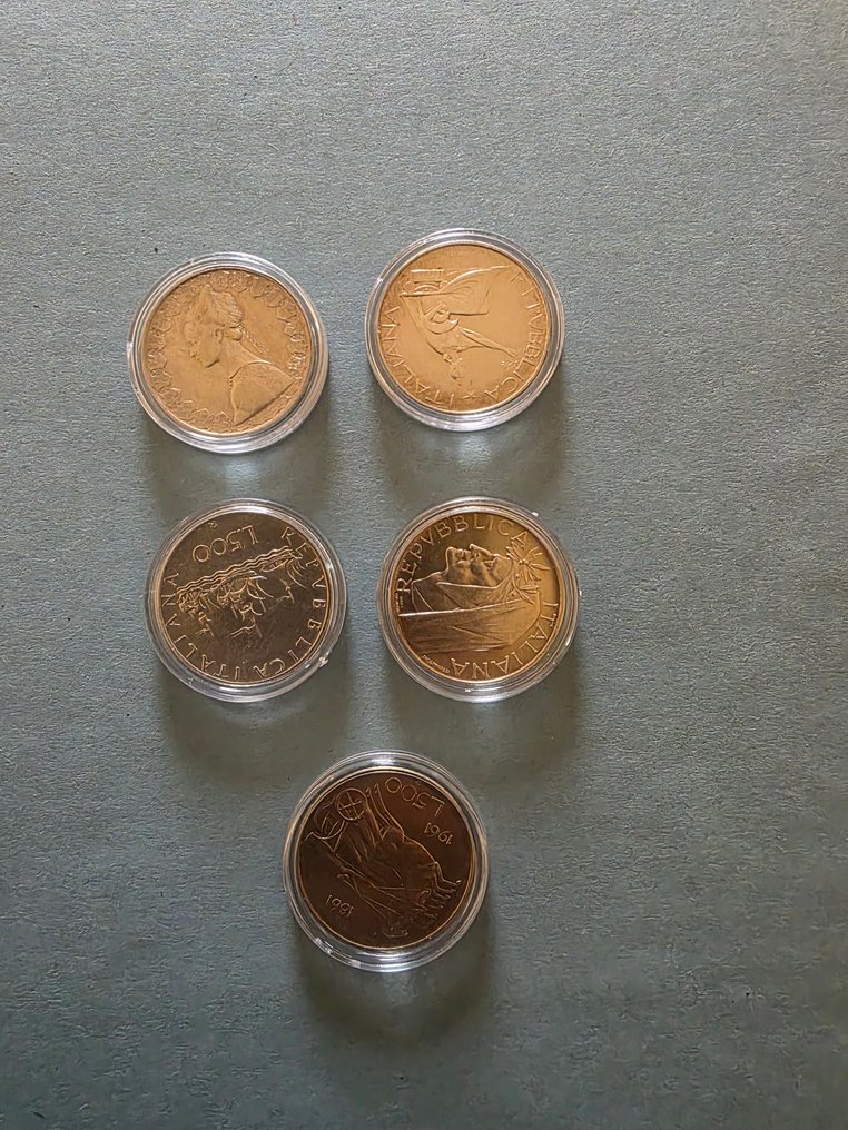 Ιταλία, Δημοκρατία 500 Lire argento (20 monete) (χωρίς τιμή ασφαλείας) #3.2