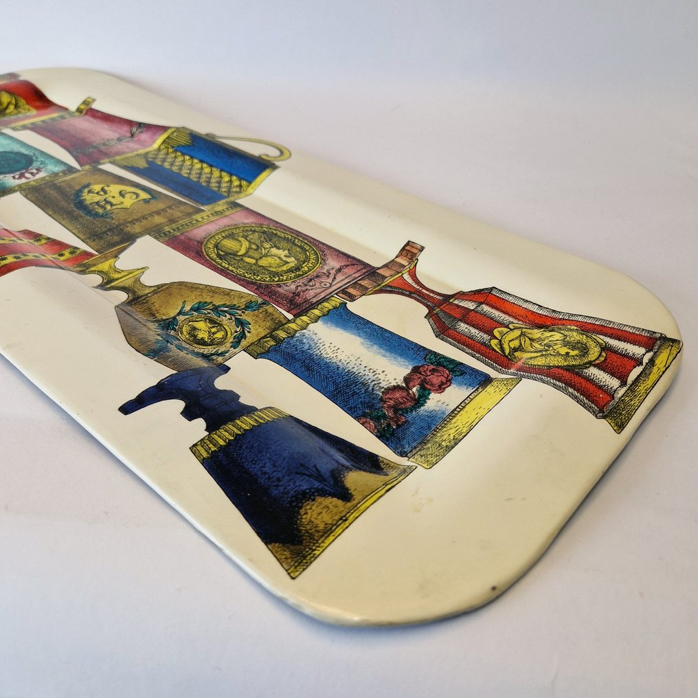 Fornasetti-Milano - Piero Fornasetti - 托盤 - 金屬 - 波希米亚的玻璃杯 #2.1