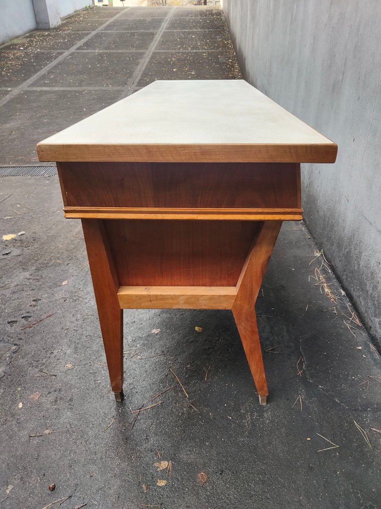 Workbench - Hardwood, Polychrome wood, Composite - Vintage shop counter #1.0