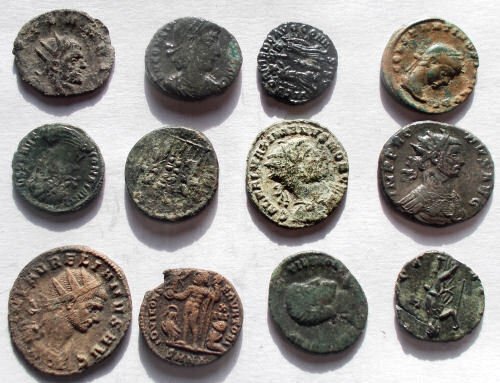 Római Birodalom Lot of 12 Æ coins  (Nincs minimálár) #1.0