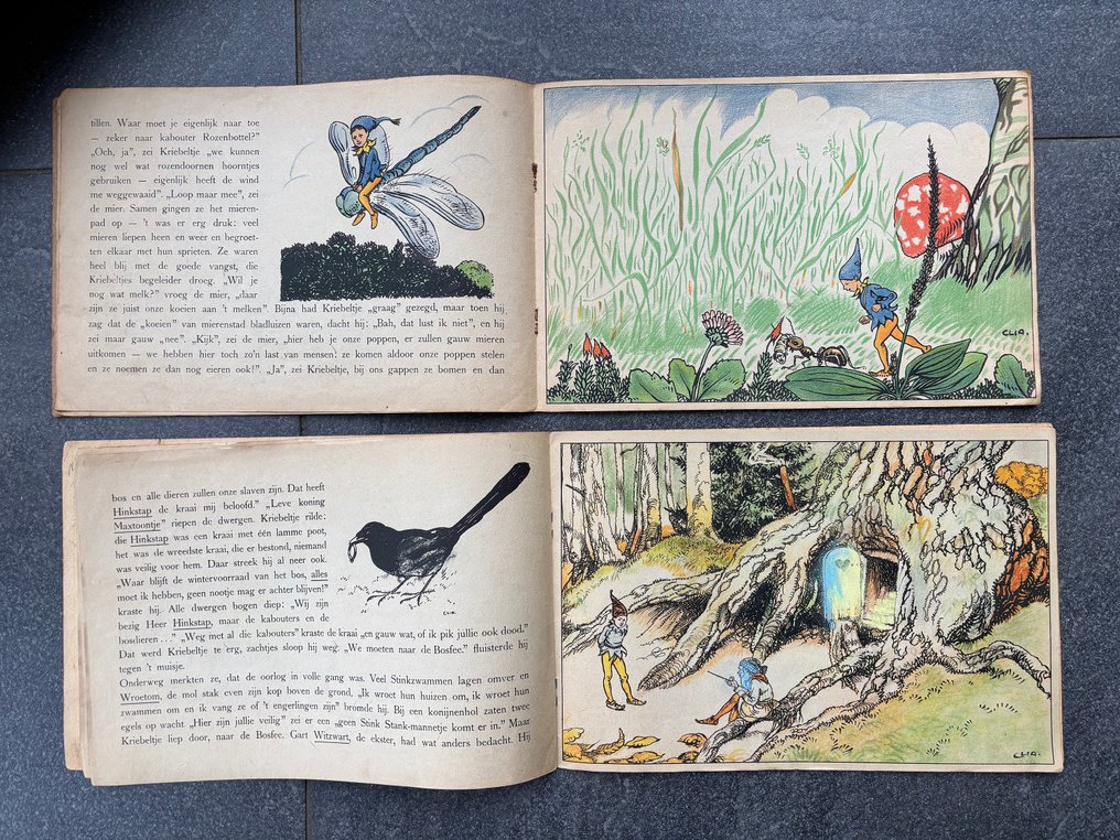 Clia - Kriebeltje De Boskabouter en Kriebeltje en de Stink Stank mannetjes - 1945 #3.2