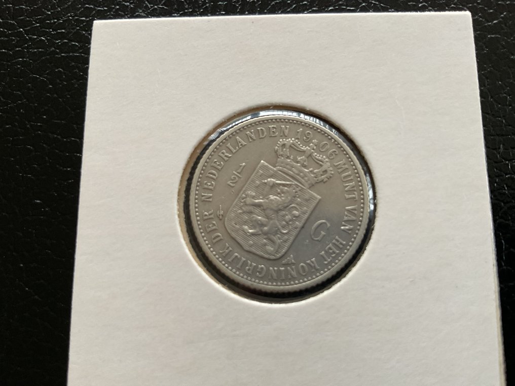 Netherlands. Wilhelmina. 1/2 Gulden 1906 (No reserve price) #1.0