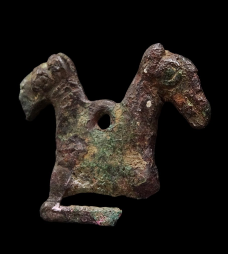 Luristan Amuletă dublă - cal - 1200 / 800 î.Hr. #2.1