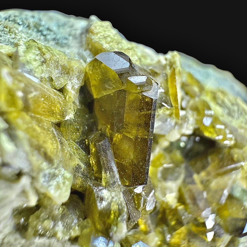 Epidoto Diopside, κλασικό αλπικό Ιδιαίτερη ένωση - Ύψος: 12 cm - Πλάτος: 7 cm- 440 g #4.3