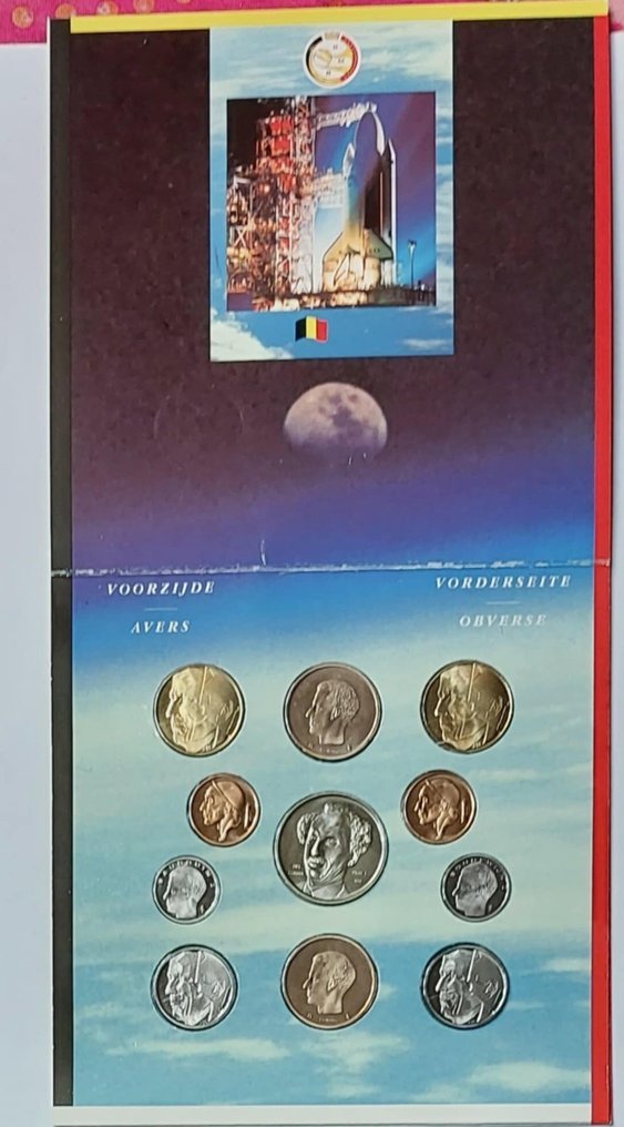 Βέλγιο. Boudewijn I. Série complete 10 francs 1969/1979 +FDC 1992 (χωρίς τιμή ασφαλείας) #4.3
