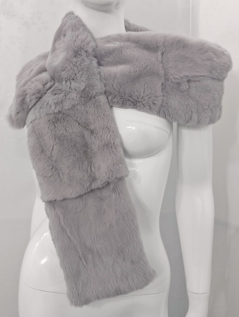 Artisan Furrier - Rex Cincillà Double face - Scarf #1.0