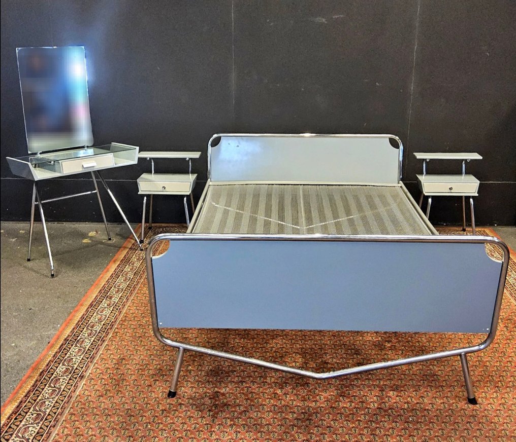 Auping - Wim Rietveld - Seng (5) - Krom, Tre - Sovromsett #1.0