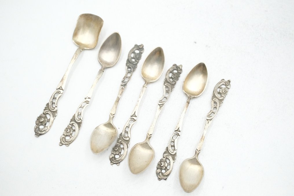 Cucchiaio (7) - .833 argento - cucchiaini da tè #2.1