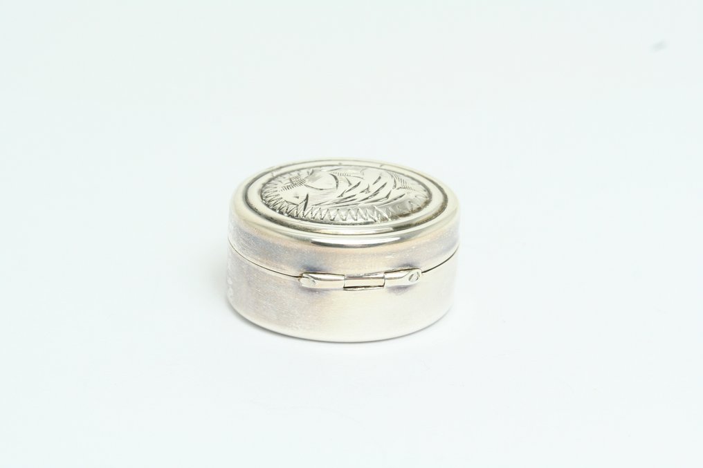 Tablettatartó - Ovális - .800 ezüst - Ezüst gyűrűtartó #4.3