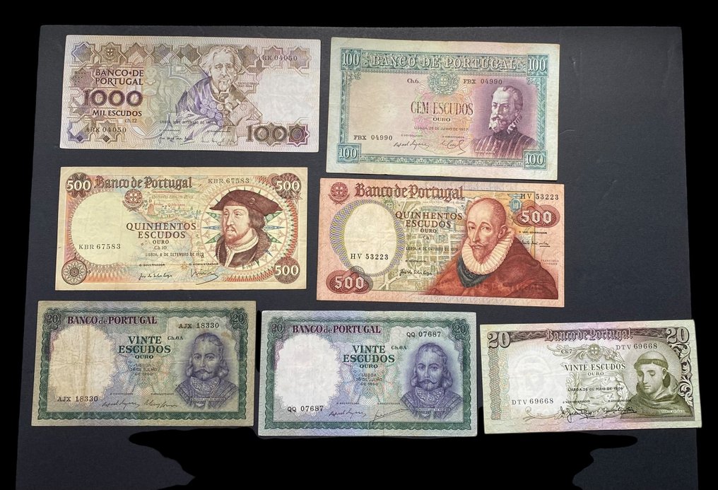 葡萄牙和殖民地. - 17 banknotes - various dates (没有保留价) #1.0