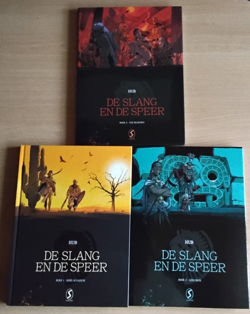 De slang en de speer 1 t/m 3 - Complete reeks HC met stofomslag - 3 Album - Prima edizione - 2020/2023 #1.0