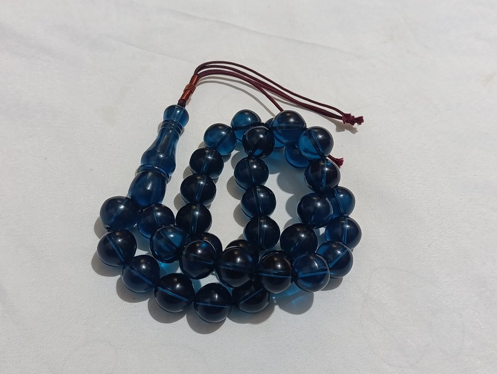  Ροζάριο - Κεχριμπάρι - 1970-1980 - Σπάνια Κομποσκοίνια Προσευχής  #4.3