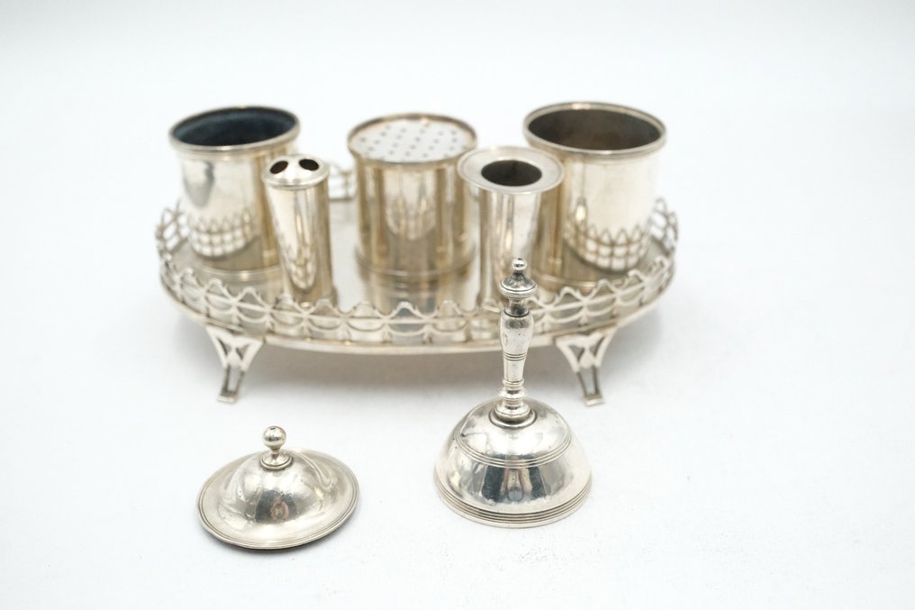 19th century - Inkwell - Silver #4.3
