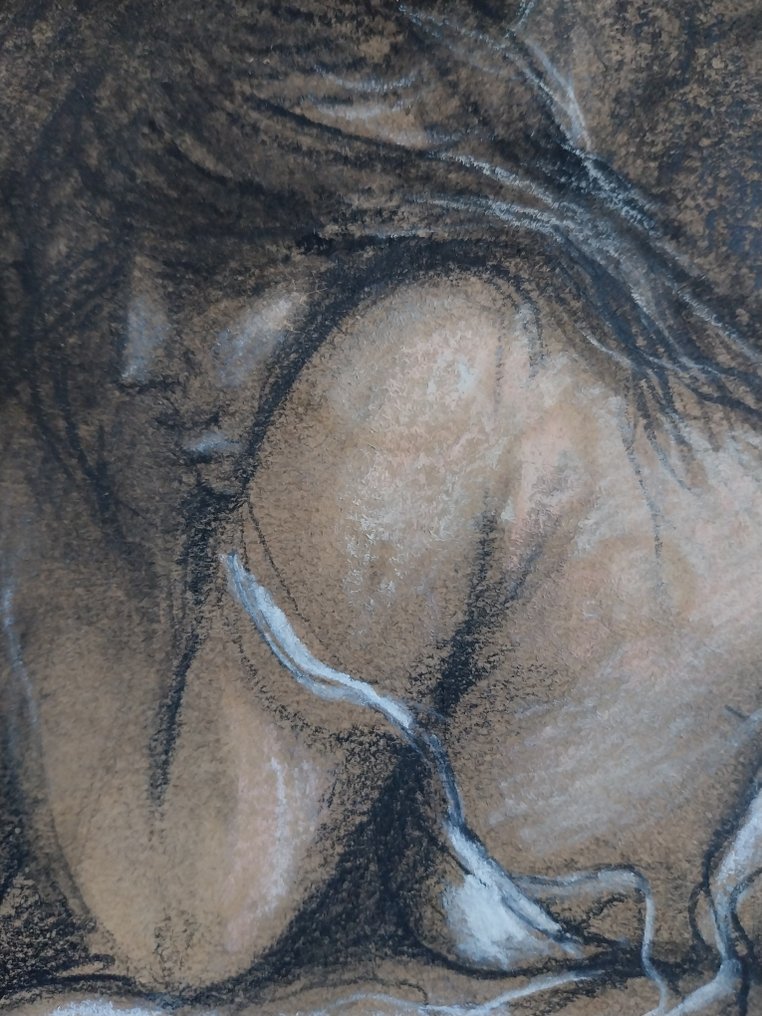 Fausto Maria Liberatore (1922-2004) - Pittore e modella (L' attesa) #4.3