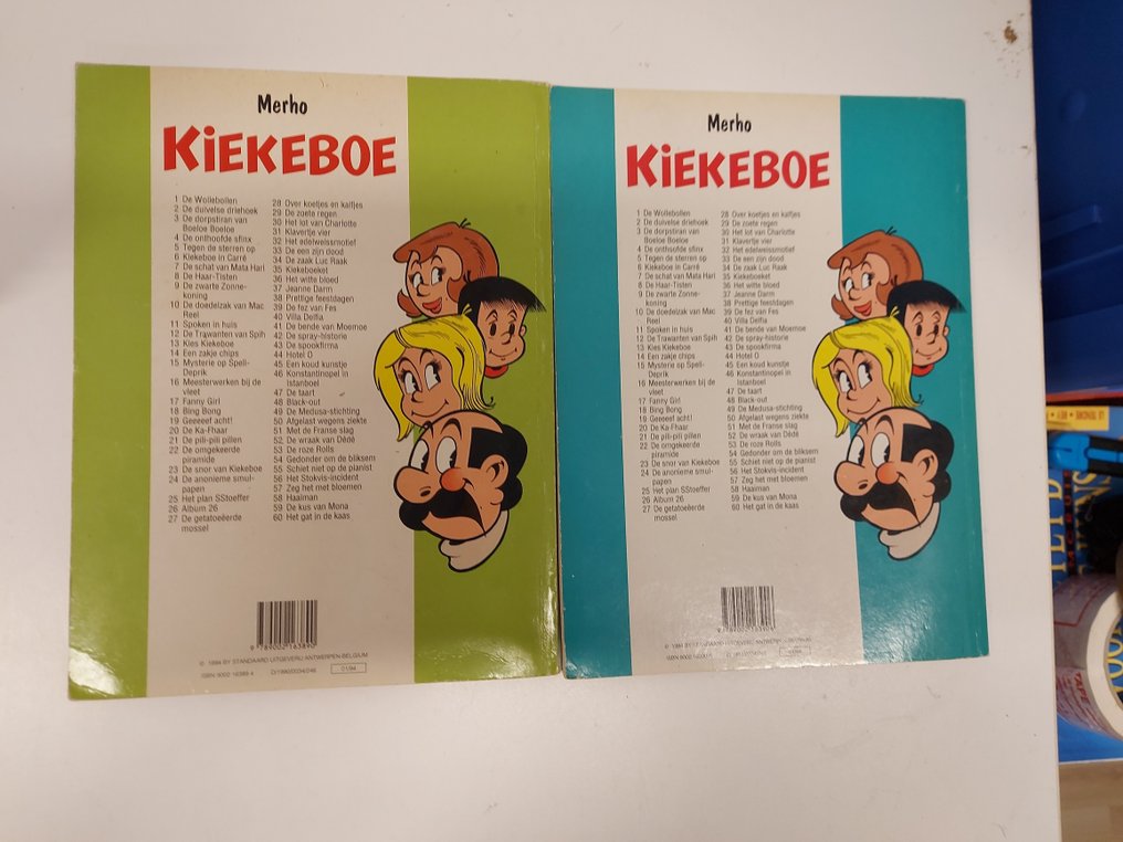 Kiekeboe 1 t/m 106 - opeenvolgende reeks SC - 106 Album - First edition/reprint - 1990 #2.1