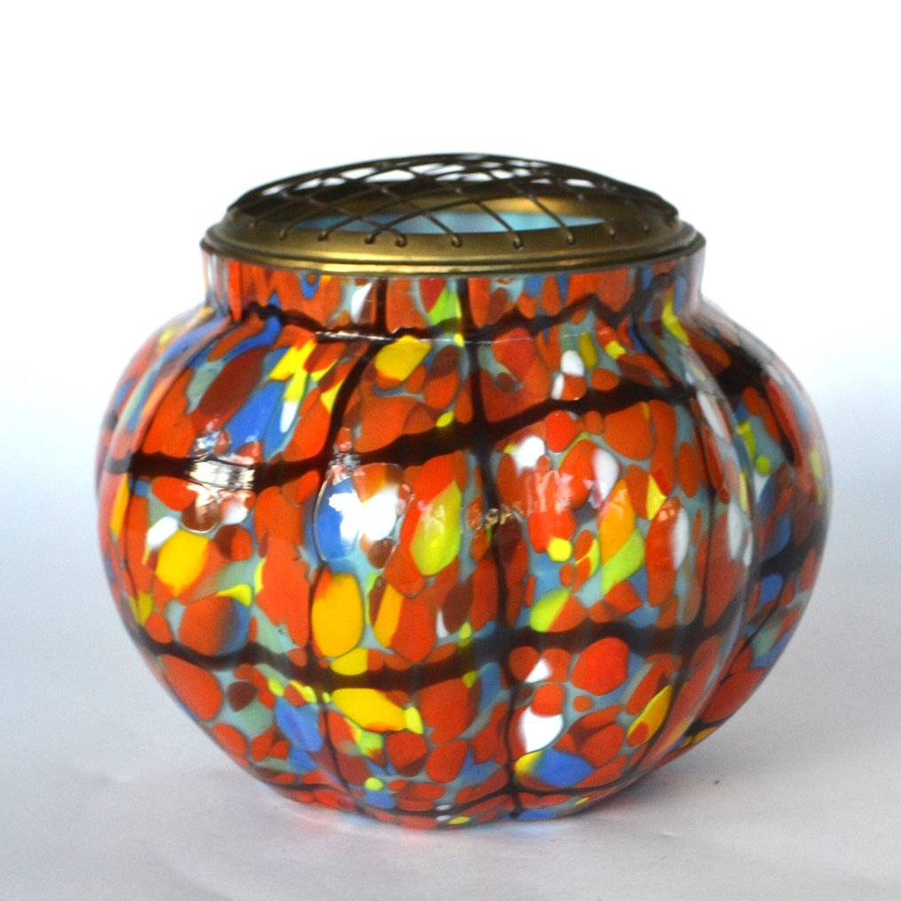 Vase - Glas, Messing #1.0