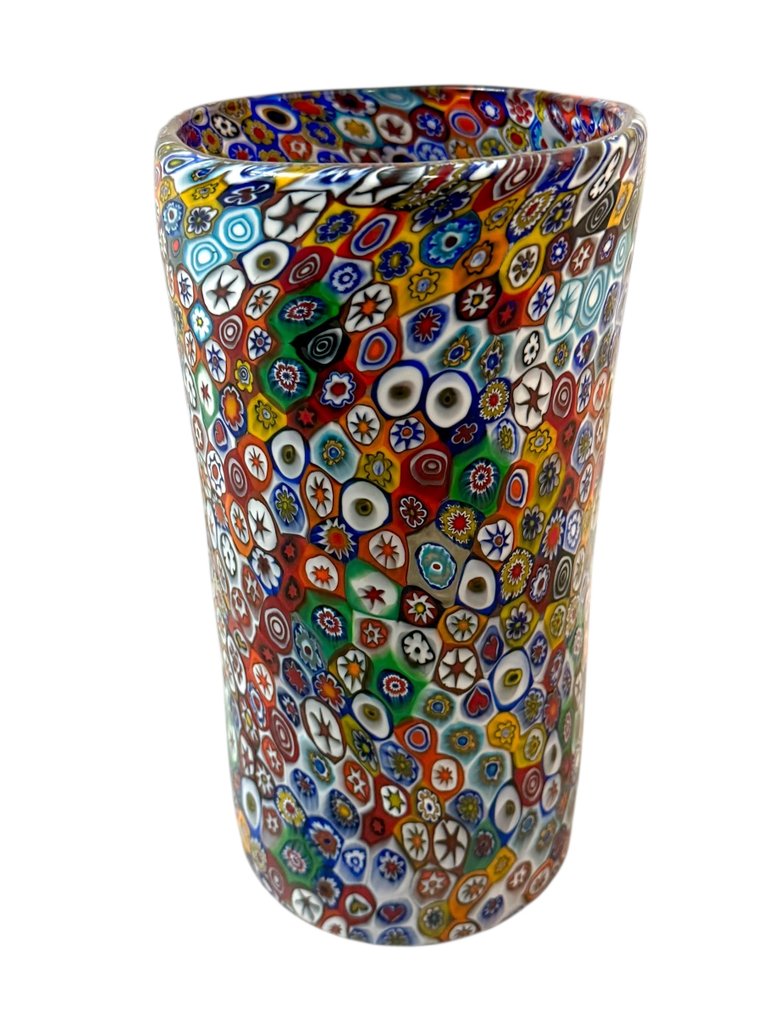 花瓶 -  Murrine Millefiori - 穆拉諾玻璃 - Arlecchino Multicolore #3.2