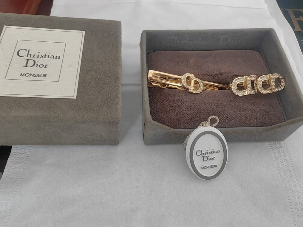 Christian Dior - Dior cufflinks and tie clips - Ensemble d'accessoires de mode #4.3