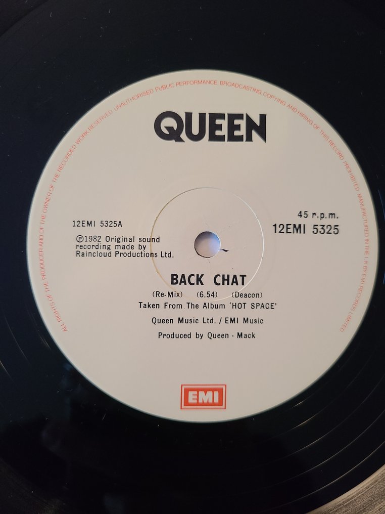 Queen - Back Chat / Staying Power - LP - 1st Pressing, 英国！稀有！！！ - 1982 #1.0