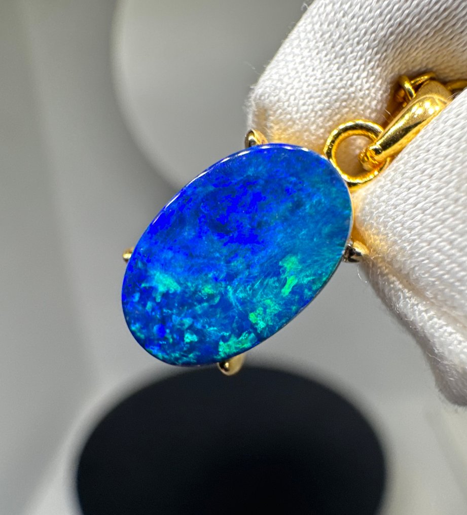 Opale Pendente - Altezza: 19 mm - Larghezza: 8 mm- 1.49 g - (1) #4.3