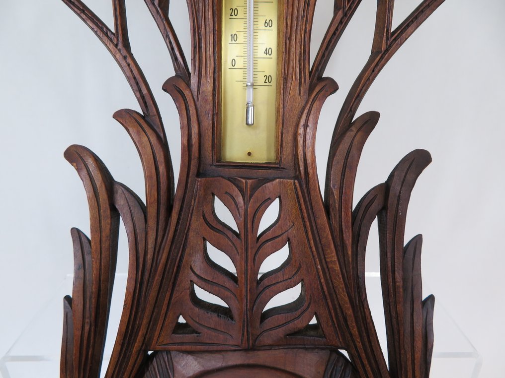 Barometer & thermometer - Estação meteorológica - hout, glas en metaal #4.3